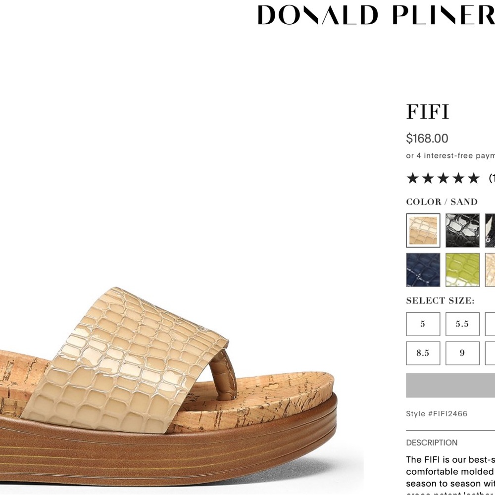 Donald Pliner Sandal Slide Shoes